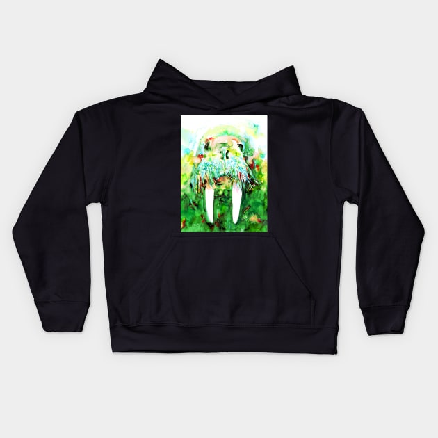 WALRUS.1 Kids Hoodie by lautir